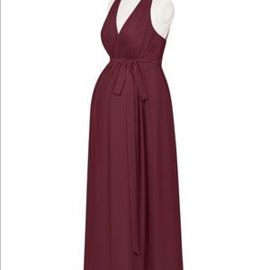 Azazie Athena Maternity Bridesmaid Dress Cabernet